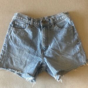 Casual Light Blue Denim Shorts for Women